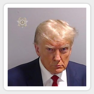 Donald Trump Fulton County Georgia Mugshot 2023 Sticker